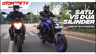 Komparasi Yamaha MT-25 2020 vs KTM Duke 250, Karakternya Beda Banget Tapi Seru! l GridOto