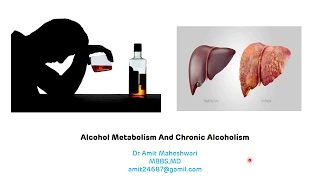 Alcohol Metabolism || Chronic Alcoholism || Biochemical Changes Occurring Due to Alcohol