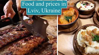 🇺🇦 Restaurants and Prices in Lviv, Ukraine