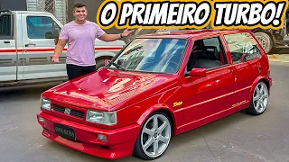 Fiat Uno Turbo 1995 - Mais RÁPIDO e BONITO que a MAIORIA dos carros atuais