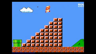 Super Mario Bros. - NES Emulator For PSX (pNesX) - Gameplay