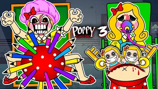 🎪Paper DIY 🎪 Making Poppy Playtime Chapter 3 - Miss Delight Story Game Book(Smiling Critters Squish)