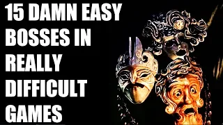 15 Damn Easy Bosses In Really Difficult Games