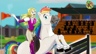 Putri Cinderella - Balap Kuda Kerajaan | KONDOSAN Bahasa Indonesia | Cerita Kartun Anak Anak