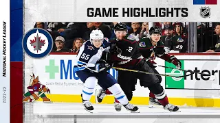 Jets @ Coyotes 10/28 | NHL Highlights 2022