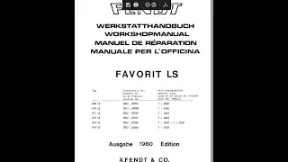 Fendt Favorit  600-610-611-612-614-615 LS  - Workshop/Service/Repair Manual