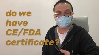 do you have CE:FDA certificate for surgical mask?
