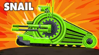 Don't Underestimate SNAIL He's Really Scary? | Cartoons About Tanks | TankAnimations