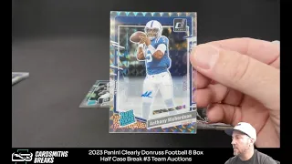 2023 Panini Clearly Donruss Football 8 Box Half Case Break #3