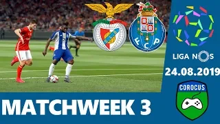 Benfica vs Porto | Estádio da Luz | 2019-20 Liga NOS | PES 2019
