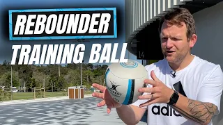 How To Pass a Rugby Ball | @rugbybricks Rebounder Training Rugby Ball