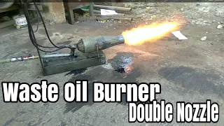 Waste Oil Burners use Double Nozzles