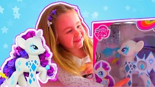 Пони-модница Сияющая Рарити Мерцающие кристаллы из серии Cutie Mark Magic Hasbro