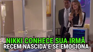 NIKKI CONHECE A SUA NOVA IRMÃ RECEM NASCIDA SE EMOCIONA Amores Verdadeiros SBT