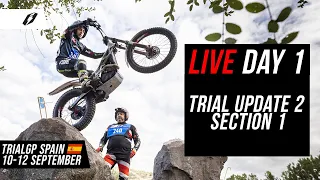 Jitsie - TrialGP Spain 2021 - LIVE Day 1 Trial Update 2 Section 1