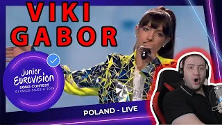 REACTION: Poland 🇵🇱 - Viki Gabor - Superhero - LIVE - Junior Eurovision 2019