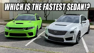 CHARGER REDEYE VS. 800HP CADILLAC CTS V!