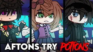Aftons try Potions! // Gacha Afton Family // FnAF //