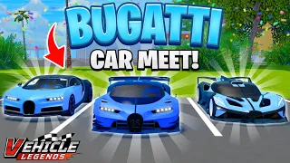 INSANE Bugatti Car Meet In Vehicle Legends!