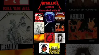 METALLICA Albums Cover Generated with AI  Alternate Metallica Albums Cover by AI #shorts #metallica