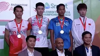 Badminton Asia Championships 2022 Men's Single Final Jonatan Christie (INA) VS Lee Zii Jia (MYS)