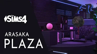 Arasaka Plaza 🤘🏢🎸| Cyberpunk Apartment | No cc | The Sims 4 | Stop Motion