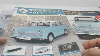 Trabant 601 de luxe od Hachette v měřítku 1:8 - představení kolekce, recenze a stavba 1. čísla