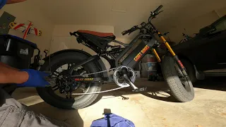 60V The Billy Goat V2 | 150 Mile Maintenance - Clean and Lube the Chain