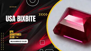 American Bixbite Red Beryl Gemstone | Muhammad Sajidbixbite stone | bixbite gem | bixbite ring | ber