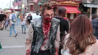 They Transformed Me Into A Scare Actor At Halloween Horror Nights For A Night! | Vamp 85