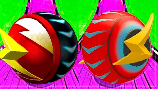 Going Balls vs Action Balls - Which⚡Ball Will Pass 4 Levels First? Race-337