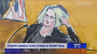 Stormy Daniels takes stand in Trump trial