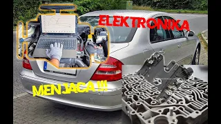 IZ GARAŽE: Mercedes W211 Menjamo elektroniku menjača 722.6(Limp Mode on Mercedes E220 Transmission)