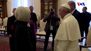 Cumhurbaşkanı Erdoğan Papa ile Görüştü