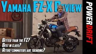 Yamaha FZ-X | First Ride Review | Is It Different From The FZ-S? | PowerDrift