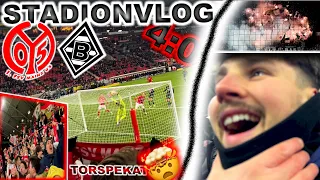 Mainz 05 vs. Gladbach ⚽️ Bundesliga Stadionvlog Highlights 😮‍💨 Ich steh im Mainzer Stehblock🤯💥