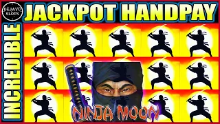 INCREDIBLE MINOR JACKPOT HANDPAY! HIGH LIMIT NINJA MOON SLOT MACHINE