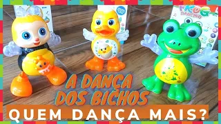 Abelhinha Sapinho Patinho Dança Musical Som Luz Bee frog Duck - Teck Hobby