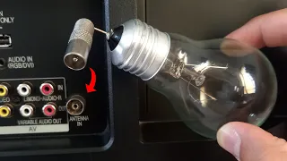 Light Bulb Unlocks Worldwide TV Channels || Antenna Booster