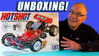 Tamiya Hotshot Re-re Unboxing and Chat! The First Tamiya 4WD RC Car!