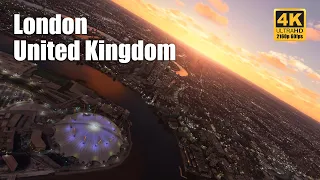 Orbx -  London - United Kingdom - 4K 60fps |  Drone Music Video | Microsoft Flight Simulator