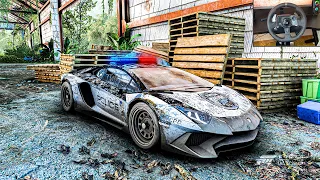 Restore - Police Lamborghini Aventador SV + Chase | Forza Horizon 5 | Logitech G920 | 4K 60FPS