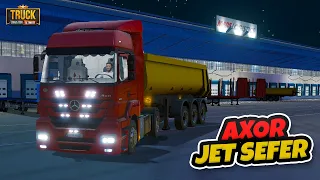 Mercedes Axor ile 1400 Km Jet Sefer !!! Truck Simulator Ultimate