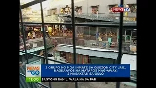 NTG: 2 grupo ng mga inmate sa Quezon City jail, nagkaayos na matapos mag-away; 2 nasaktan sa gulo