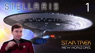 Stellaris - Star Trek: New Horizons Mod! United Earth - Exploring Strange New Worlds! #1