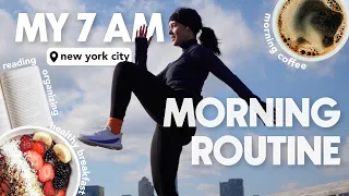 My NYC 7 AM Morning Routine (Realistic & Productive)