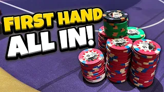 ALL-IN VERY FIRST HAND FOR $1600 IN CINCINNATI!! | Poker Vlog #174