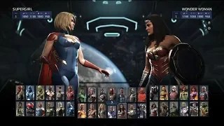 Supergirl vs Wonder Woman - Injustice 2 Legendary Edition Gameplay #6