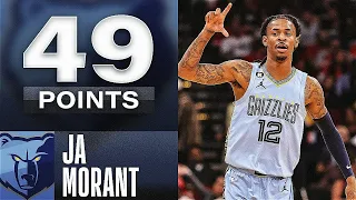 Ja Morant HEATS UP In Houston - 49 PTS & 8 AST 🔥