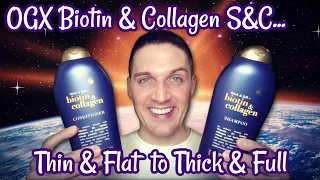 Fine, FLAT, thin hair? OGX Thick & Full + Biotin & Collagen is the ONE!